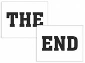 naklejki na buty the end | nb7