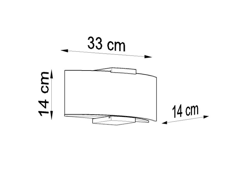 Kinkiet LAMPA ścienna SL.0185 szklana OPRAWA półokrągła biała wenge zdjęcie 4