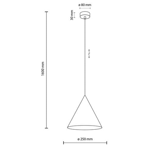 lampa wisząca cono mint 10064 tk lighting na Arena.pl