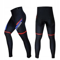 LEGGINSY MĘSKIE Z WKŁADKĄ ŻELOWĄ NA ROWER X-TIGER DOPASOWANE TERMOAKTYWNE