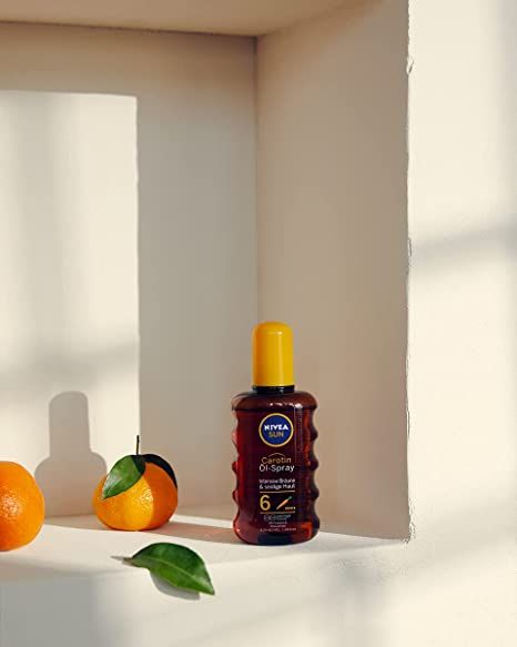 Nivea Intense Bronze SPF6 Karotenowy Olejek Do Opalania W Spray'u zdjęcie 5