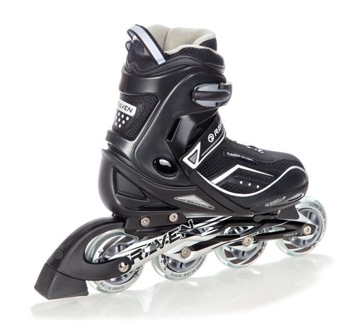 Rolki Regulowane RAVEN Total Black 43-46 Kauczuk na Arena.pl