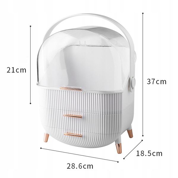 ORGANIZER na KOSMETYKI Kosmetyczka KUFEREK Stojak zdjęcie 4