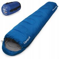 ŚPIWÓR MUMIA CAMPUS PIONEER 200 CIEPŁY TURYSTYCZNY | ZAMEK LEWY |