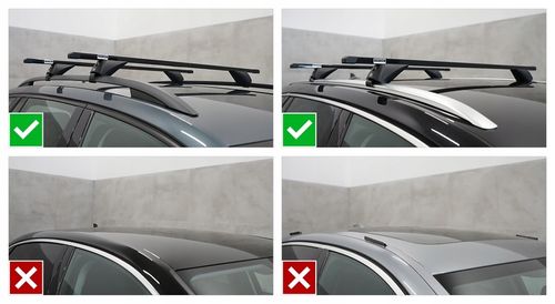 Bagażnik dachowy na relingi stal do Opel Zafira B MPV 2005-2011 na Arena.pl