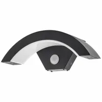 LAMPA KINKIET ZEWNETRZNY ELEWACYJNY LED 12W Z CZUJNIKIEM RUCHU I ZMIERZCHU