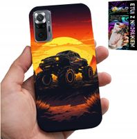ETUI DO XIAOMI NOTE 10 PRO - MONSTERTRUCK, CIĘŻARÓWKA, WZORY + SZKŁO
