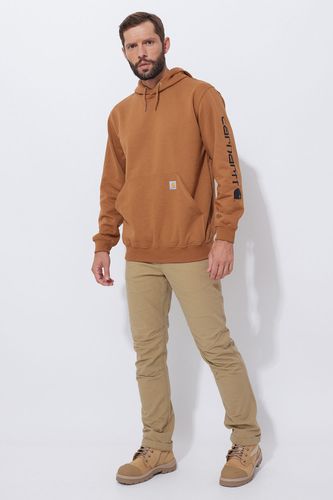bluza carhartt midweight logo sleeve na Arena.pl