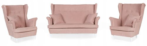 Zestaw wypoczynkowy mebli uszak ARI sofa fotele skandynawskie na Arena.pl