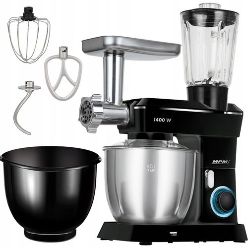 Robot planetarny kuchenny 3w1 mocny 3000W czarny MPM MRK-24 na Arena.pl