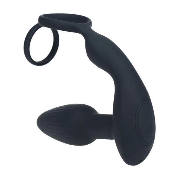Dual Vibrating Remote Rotating Beads Silicone Prostate Stimulator zdjęcie 5