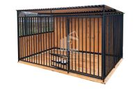 Kojec dla Psów 2,5x2m Uchwytna miski podłogaś ciany zabudowane ID595