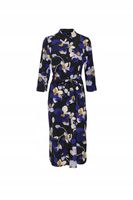 Vero Moda Długa czarna sukienka w kwiaty rozmiar XS