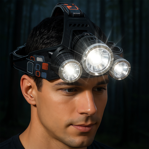 LATARKA CZOŁOWA 3 LED CREE XM-L T16 na Arena.pl