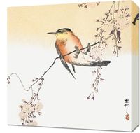 Obraz 50x50cm Songbird, Koson Japoński Vintage do Salonu