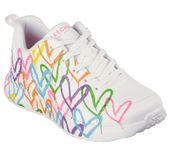 Skechers Sneakersy damskie JGoldcrown: Uno Lite - Heart of Hearts 177977 WMLT 36,5