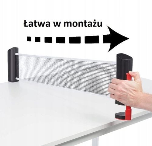 Siatka do Tenisa Stołowego POINT ROLLNET red na Arena.pl