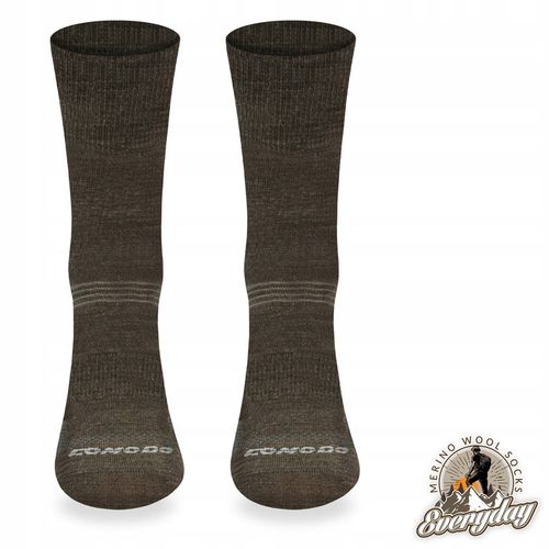 Wełniane skarpety termoaktywne do trekkingu 40% wełny merino COMODO TRE17 na Arena.pl