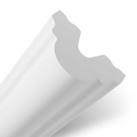 LISTWA ŚCIENNA DEKORACYJNA SZTUKATERIA NAŚCIENNA TWARDA BIAŁA dł. 2m