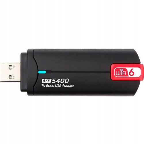 AXE5400 GIGABIT ANTENY KARTA SIECIOWA ADAPTER WiFi6E TRIBAND 5GHz 6GHz WPA3 na Arena.pl