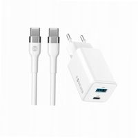 Szybka ładowarka GaN 45W 2 wejścia z długim kablem 2m do Oppo A38