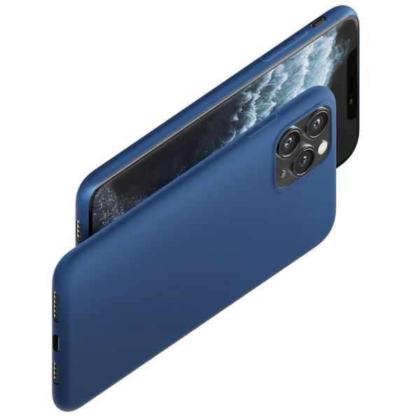 Matowe etui na Apple iPhone 12 Pro Max - 3mk Matt Case blueb zdjęcie 2