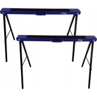 Koziołki warsztatowe składane 200 kg zestaw 2 szt. stalowe