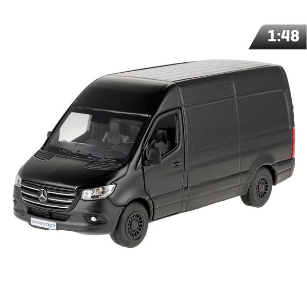 Model 1:48, Mercedes-Benz Sprinter, Czarny zdjęcie 1