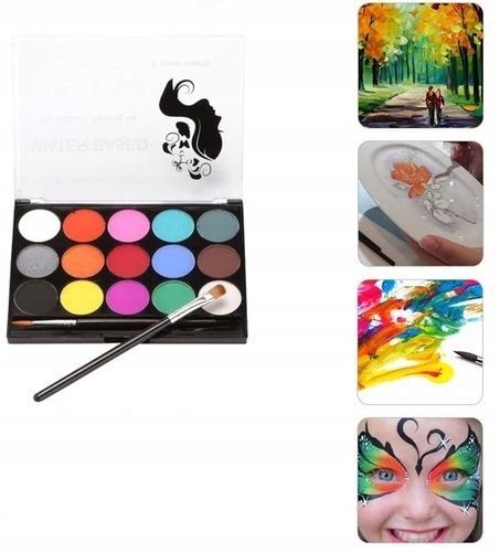 ZESTAW FARB DO MALOWANIA TWARZY CIAŁA BUZI DLA DZIECI na Arena.pl