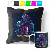 ZESTAW: KUBEK + POSZEWKA - GWIEZDNE WOJNY - PREZENT WIELE WZORÓW + IMIĘ