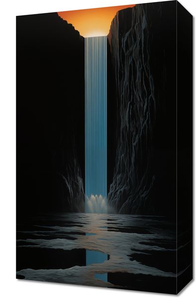 Obraz 30x50cm Wodospad Światła zdjęcie 1