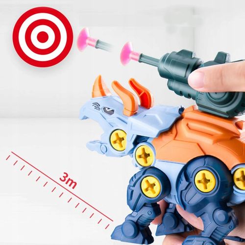 DINOZAURY DO SKRĘCANIA ROZKRĘCANIA Zestaw 3 FIGURKI z wyrzutniami STRZAŁKI na Arena.pl