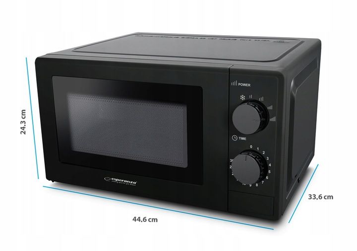 ESPERANZA KUCHENKA MIKROFALOWA 20L 700W zdjęcie 5
