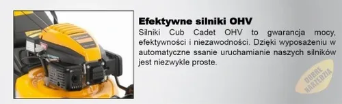 Kosiarka spalinowa z napędem Cub Cadet LM3 DR53S 4w1 MYSPEED z koszem MOCNA na Arena.pl