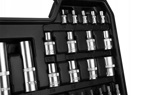 NEO Zestaw Kluczy Nasadowych 110 Elementów 1/2", 1/4" Walizka na Arena.pl