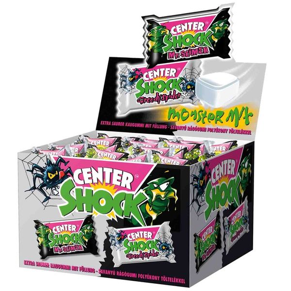 MEGA KWAŚNA GUMA CENTER SHOCK 100SZT zdjęcie 4