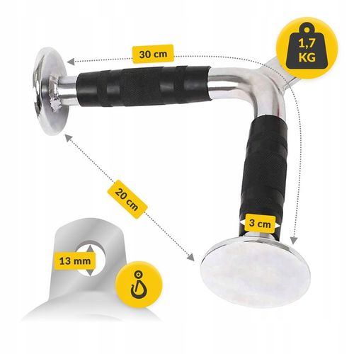 UCHWYT DO WYCIĄGU ATLASU ĆWICZEŃ GRYF V-BAR TRICEPS BICEPS TRÓJKĄT PODWÓJNY na Arena.pl