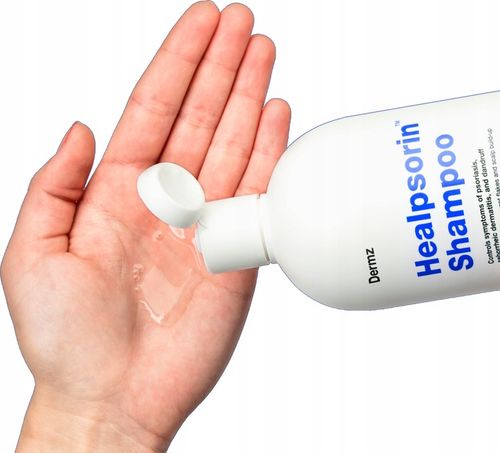 Healpsorin Dermz Szampon do Włosów 500 ml Łuszczyca ŁZS AZS Skóra Wrażliwa na Arena.pl