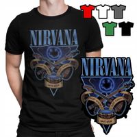 KOSZULKA T-SHIRT MĘSKI WZORY DO WYBORU - NIRVANA ROCK METAL MUZYKA - L