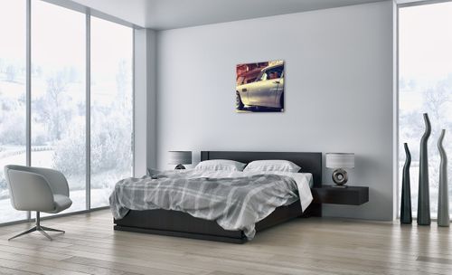 Obraz Na Płótnie - Samochód Garaż  - 60X60 Cm - Ac60X60-3888 na Arena.pl