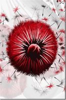 80CM 120 OBRAZ CZERWONE DMUCHAWCE 5 ŚCIENNY