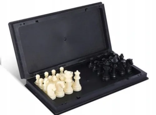 SZACHY KLASYCZNE 25X25 GRA SKŁADANE SZACHOWNICA na Arena.pl