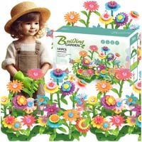 ZESTAW KLOCKI KWIATKI OGRÓD KONSTRUKCYJNE 141 ELE KWIATY ZABAWA W OGRODNIKA