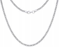 Łańcuszek Srebrny Splot Królewski 2,00 mm Pełny Diamentowany pr 925