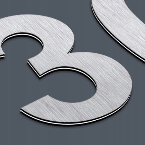 WYPUKŁY NUMER NA DOM | TABLICZKA ADRESOWA Z NUMEREM DOMU / MIESZKANIA na Arena.pl