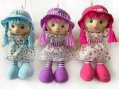 LALKA DUŻA SZMACIANA 35 CM PRZYTULANKA MASKOTKA SZMACIANKA