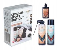 Zestaw chemii do czyszczenia i smarowania broni CSE-3, piana, zmywacz,