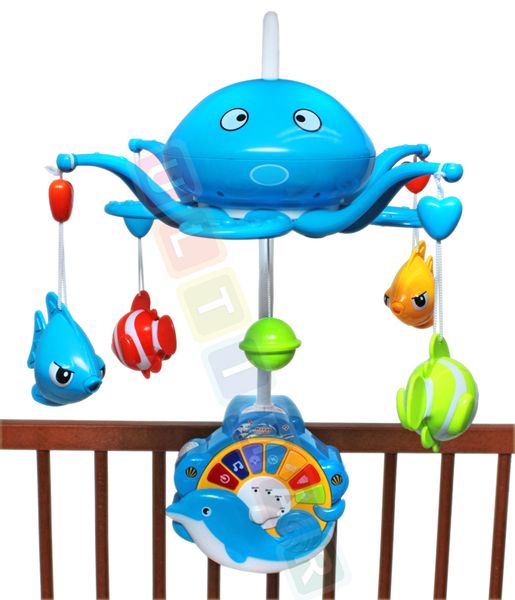 NEWMART MH265155 KARUZELKA Z PROJEKTOREM OŚMIORNICZKA niebieska zdjęcie 5