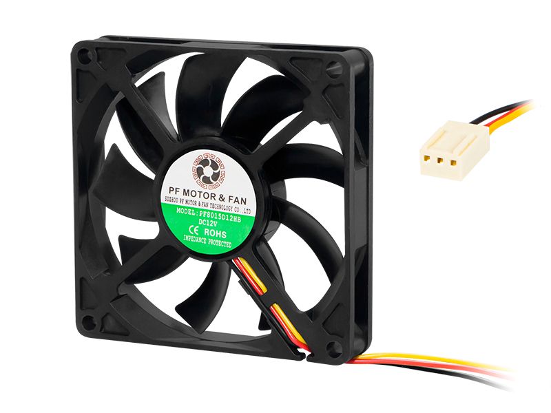 Wentylator 80x15 12V 8015D12 kulkowy zdjęcie 1