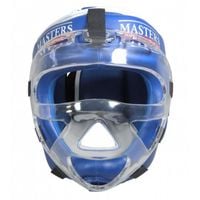 Kask bokserski Masters z maską KSSPU-M (WAKO APPROVED) czerwony+S